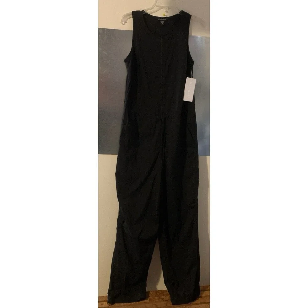 Athleta Flex Jumpsuit Size Small In Black Originally $139. NWT